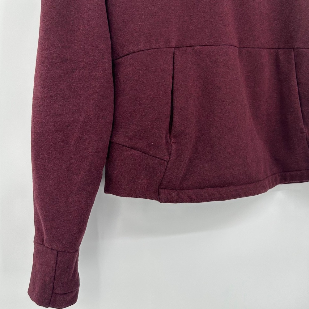 The North Face Motivation Mock Neck‎ Fleece Pullover Burgundy Size Large - Picture 5 of 12